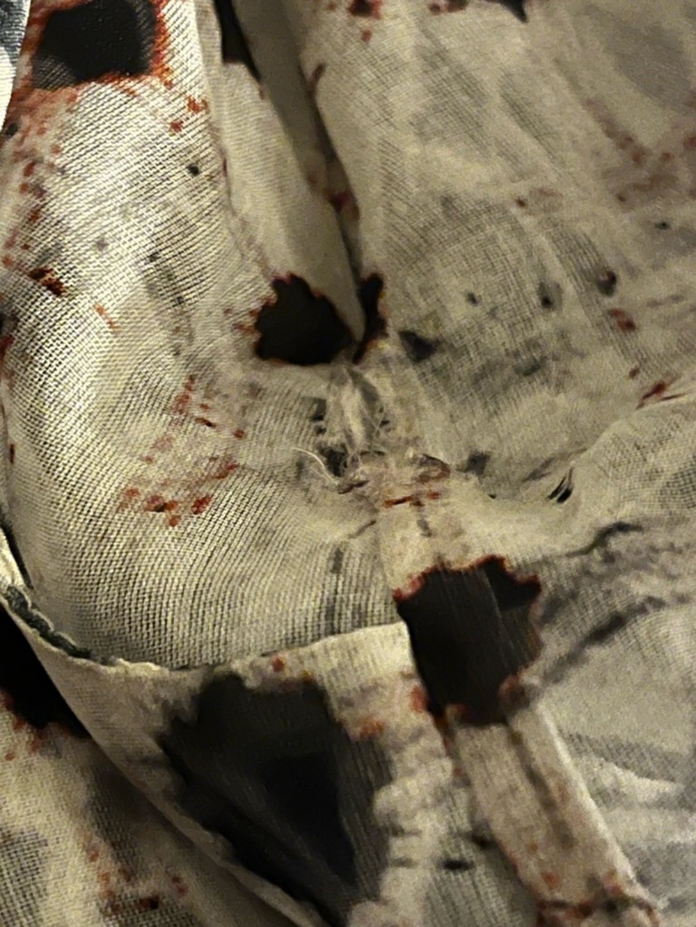 Theyskens Theory Geometric Leopard Print 100 Silk Maxi Layered Semi-Sheer Skirt - Picture 13 of 13
